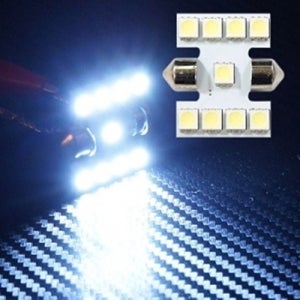 31mm타입 12V 5050 3칩 9발 H형 화이트LED전구