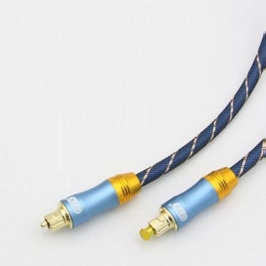 coms 오디오 광케이블 블루 1M 6파이 옵티컬 단자