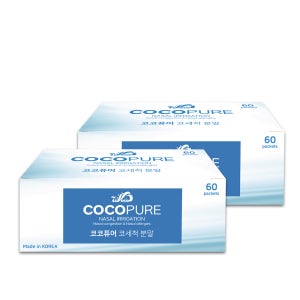 코코퓨어 코세척 코세정제 코세정 분말 60포 2개