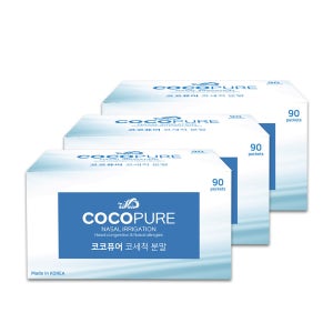 코코퓨어 코세척 코세정제 코세정 분말 90포 3개