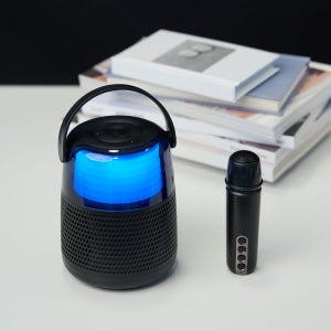 아이·부모님 모두 쓰는 홈노래방 스피커 / 블루투스 미니 마이크 포함