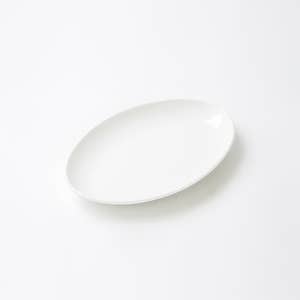업소용 도자기 리하우스 뉴본 한식타원접시 9인치