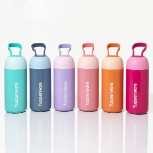 타파웨어 캡슐보온병350ml 보온 보냉 운동 헬스장 손잡이 핸들 텀블러