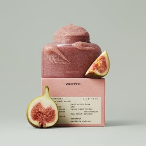 휩드 페이셜 & 바디 비건 팩스크럽 무화버터 피그우디향, 210g, 1개