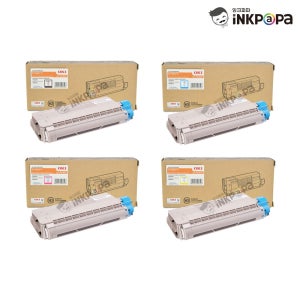 오키(OKI) C710CDTN 정품토너 4색 SET 43866112 43866111 43866110 43866109