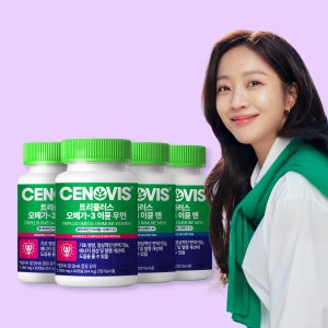 [포토리뷰1,000P] 세노비스 트리플러스 오메가3 이뮨 멀티비타민 미네랄 맨+우먼 80캡슐, 4개