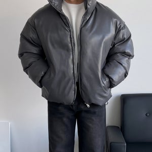 남자푸퍼패딩 유광패딩