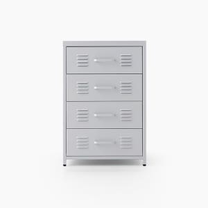 MKB 캐비넷 수납장 4단 550820 55x50x82, 4단, 라이트그레이 8750.2165