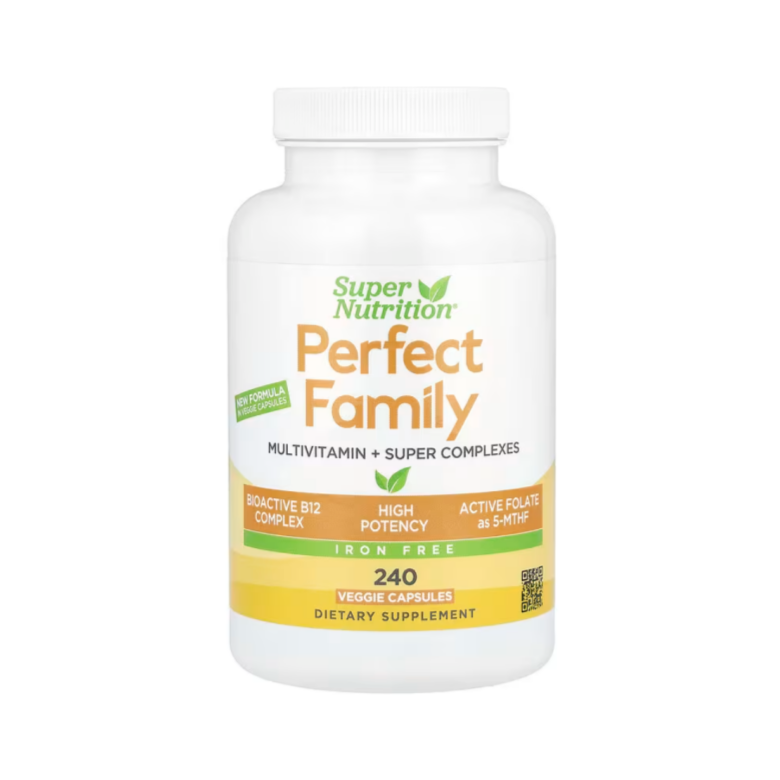 Super Nutrition, <b>퍼펙트 패밀리</b> 고함량 멀티비타민 / 무철분 포뮬러