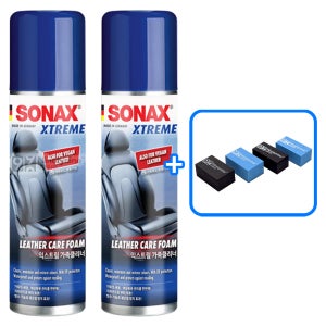 소낙스 익스트림 가죽클리너-250ml 2개+도어가드 자동차 차량 실내 시트 코팅