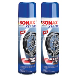 소낙스 익스트림 타이어 글로스 스프레이-400ml 2개 자동차 차량 광택 보호제
