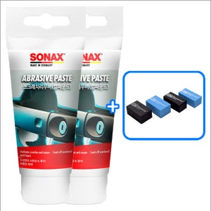 소낙스 스크래치 리무버 컴파운드-75ml 2개+도어가드 자동차 미세 흡집 복원 제거