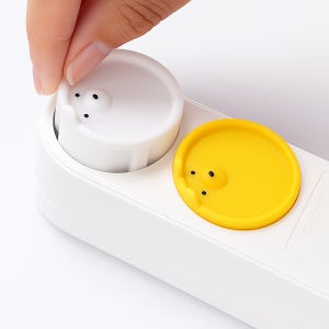 콘센트 안전마개 실리콘 콘센트 안전커버 멀티탭 가리개 전기코드 캡 덮개