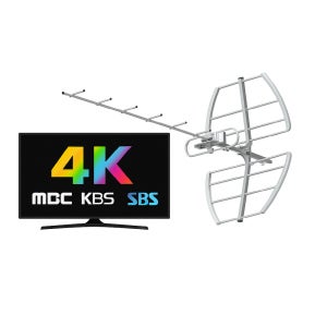 실외용 4K DTV 안테나 디지털 지상파 티비 공중파 티브이 가정용 수신기 외부 옥외