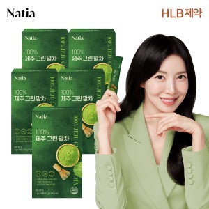 가루 스틱라떼 프리미엄 녹차 나티아 100% 제주 그린 말차 14개입, 5개