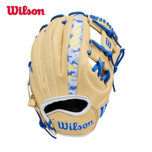 윌슨 2025 WINTER A2000 바비위트주니어 GM 내야수 글러브 (블론드/블루)