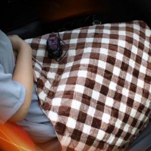 전기담요 전기매트 온열담요난방 국산 전기이불 한파 발열담요 휴대용 12v 온열매트 전기담요 시거잭 담요