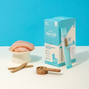 덴코큐 고양이간식 덴탈껌 160g 닭고기