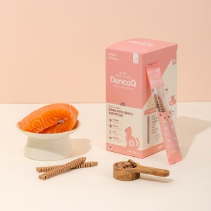 덴코큐 고양이간식 덴탈껌 160g 20p 연어