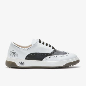 (Value Pick) 남성골프화 헤리티지에디션 수원화성 화이트블랙 스파이크리스 스니커즈 52765