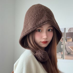 군밤모자 트루퍼햇 방한모 귀도리모자 귀마개 귀달이비니 겨울 패딩 브라운