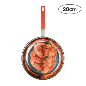 마르쿠진 무연마 무연마제 스텐 316 통 5중 후라이팬 궁중팬 28cm