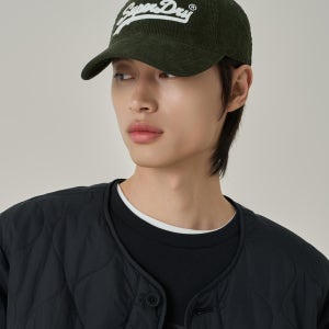 펠트 코듀로이 볼캡 카키