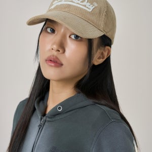 펠트 코듀로이 볼캡 베이지