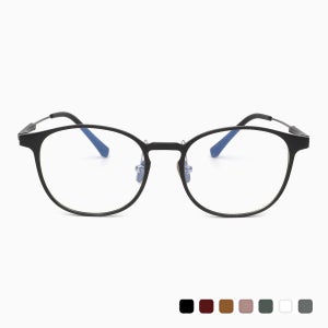 [티타니코] TT35 울트라플렉스 뿔테 안경테 7컬러 49size 초경량 7g 라운드