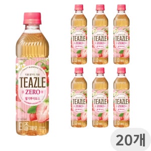 웅진 티즐 제로 딸기 루이보스 500ml x 20개