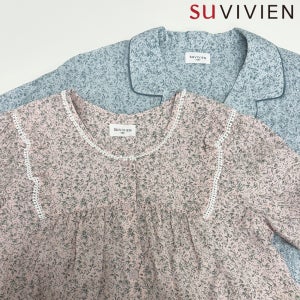 비비안 수 커플잠옷 NR 잔꽃나염 수면잠옷