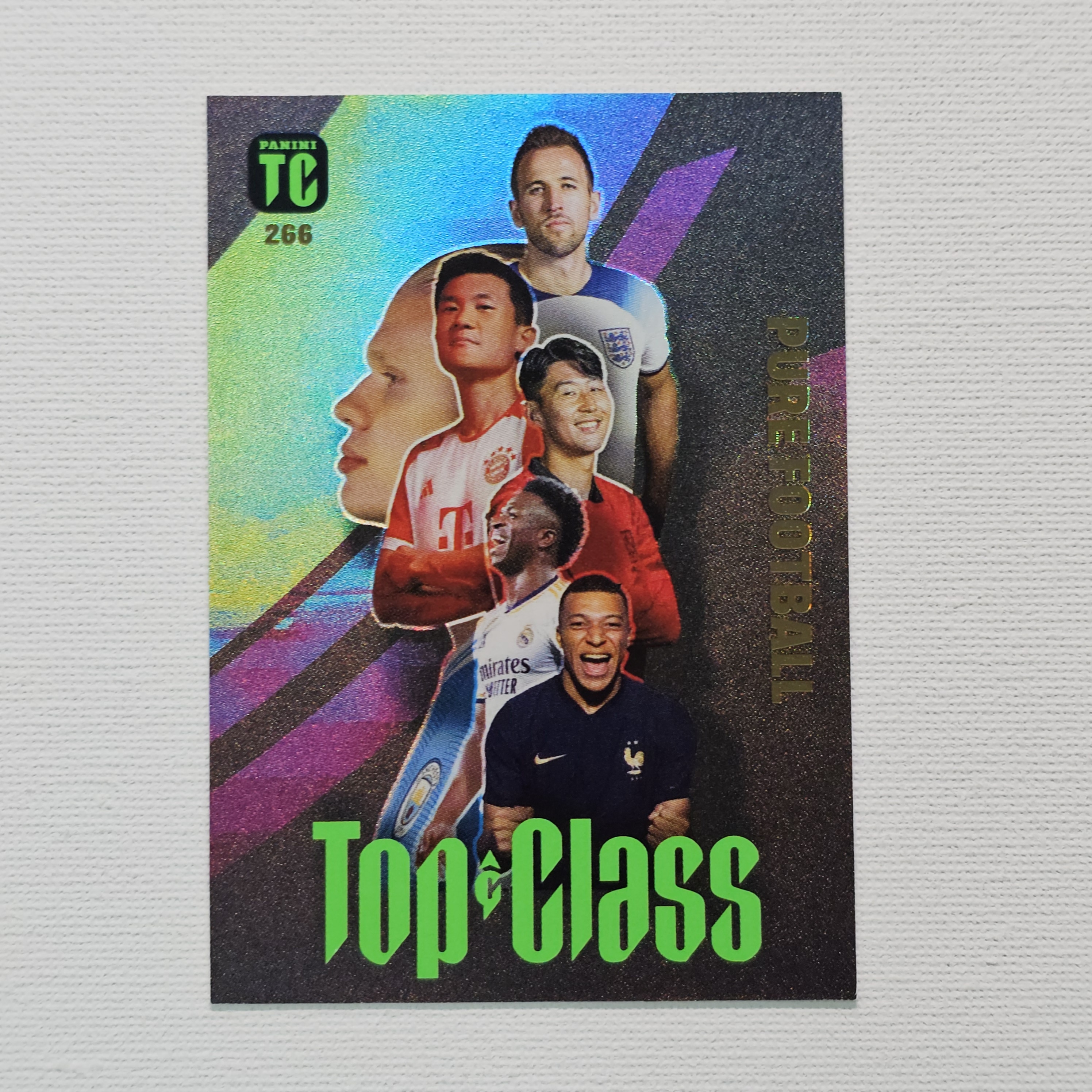 Panini Pure Football Top Class 2023 손흥민 김민재 케인 음바페 홀란드 비니 축구카드 / SOC-58