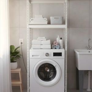 울트라랙 세탁기 선반 드럼 건조기 통돌이 김치냉장고 위 앵글 랙 600 300 900 2단