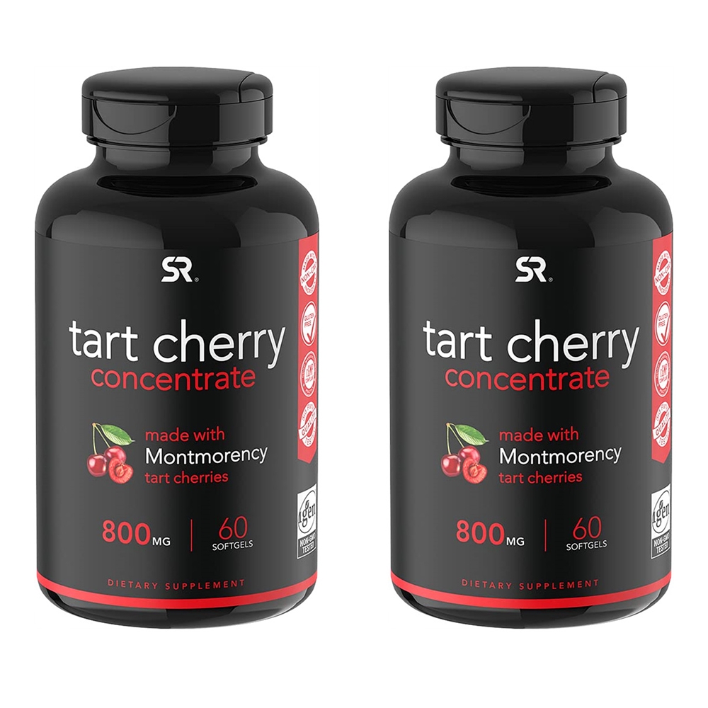 스포츠리서치 <b>타트 체리 컨센트레이트</b> 800mg 60정 소프트젤 2개