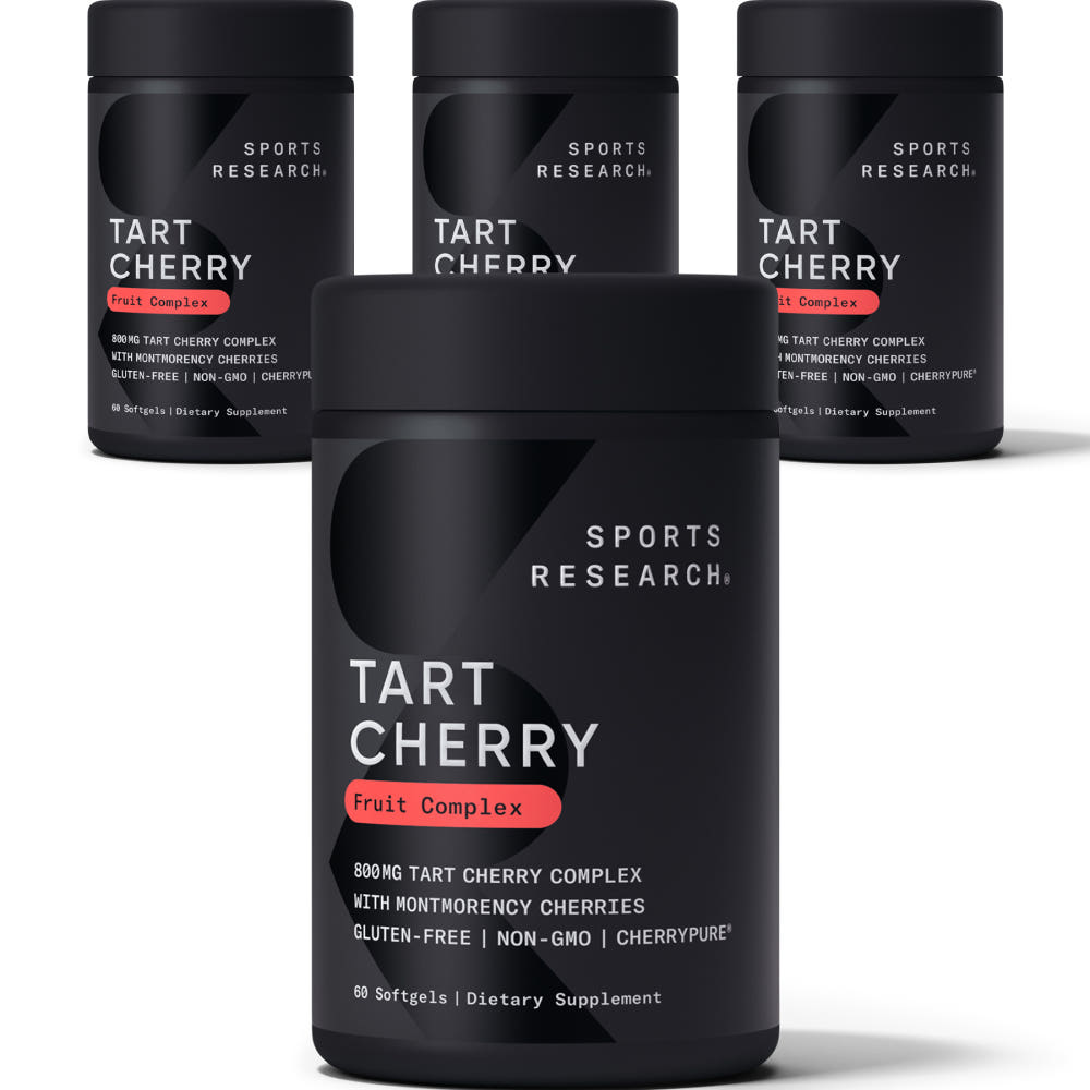 스포츠리서치 <b>타트 체리 컨센트레이트</b> 800mg 60정 소프트젤 4개