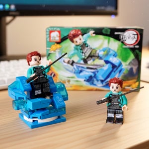 귀멸의칼날 레고 호환 미니 피규어 귀칼 젠이츠 기유 랜덤