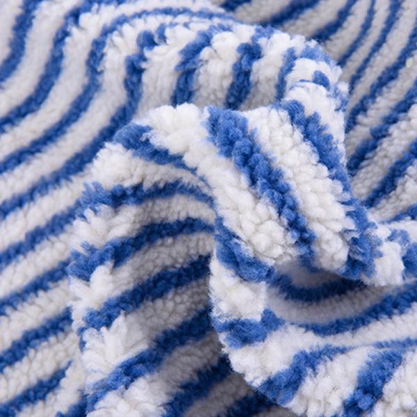 겨울 코트용 노란색 줄무늬 자카드 양털 원단, 패밀리 의류, 쿠션, 수제 DIY 직물, 160x45cm