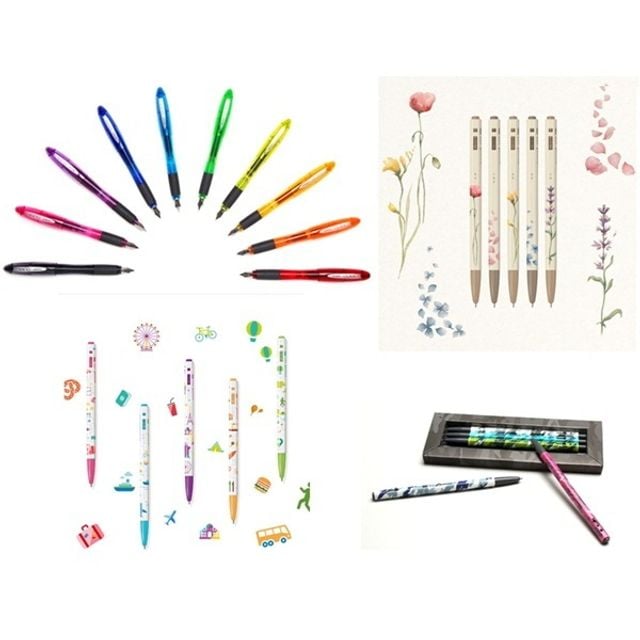 모나미 올리카 만년필 트래블 플라워 카모 153 볼펜