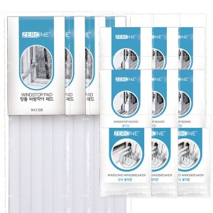 외풍차단 20평B 바람막이패드 20개+풍지판 24개+샷시 풍지판12개창문창틀