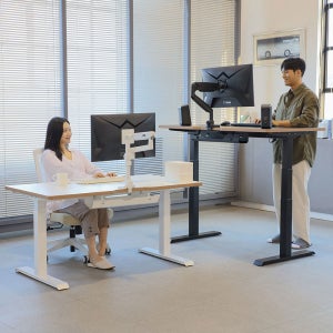 [자가 설치] 핏쳐 프리미엄 책상 보쉬 모터 전동식 모션 데스크 B1 2S 상판 1200