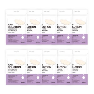 플레이드 솔루션 노우즈 패치 코팩 피지 모공 관리 7매입 X 10EA