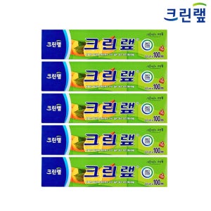 크린랲 크린랩 22cm X 100m 비닐랩 주방용 22cmx100m, 5개