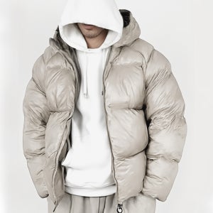 매드독캠프 웰론 숏 패딩 점퍼 자켓 세미오버핏 빅사이즈