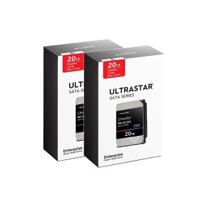 Western Digital Ultrastar DC HC555 박스 패키지 7200/512M WUH722020CLE6L4 (2x20TB)
