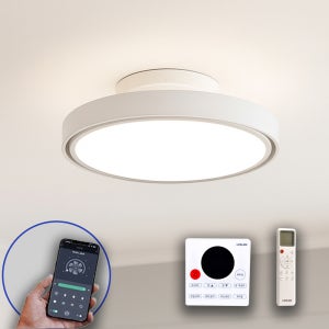 [IoT] 에어룩스 윙리스 BLDC 실링팬 56W 스노우화이트 SNOW WHITE