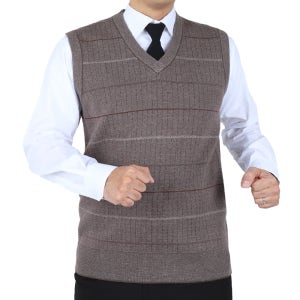 남자조끼 니트 정장 브이넥 캐주얼 베스트조끼