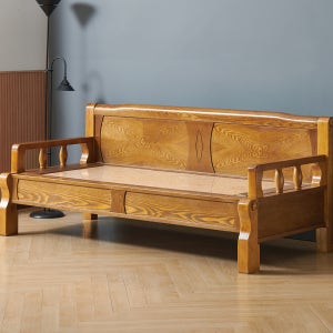 흙마루 미니 온열소파 2인 카우치 온돌 황토볼 흙침대 겸용 CC1002W