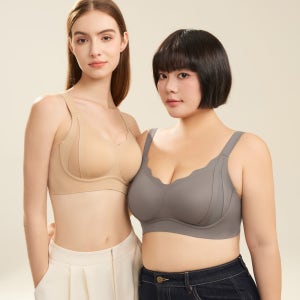 미미캐츠 처짐 방지 서포트 완벽하게 밀착되는 라인핏 노와이어 심리스 여성브라 R-677