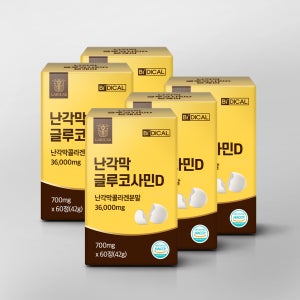 랩온랩 난각막 글루코사민D 60정, 5개
