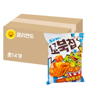 오리온 꼬북칩 카라멜팝콘맛 108g X 14개 (1BOX)